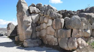Ancient stone remains at Hattusa in Turkey.