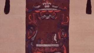 Silk funeral banner from Mawangdui tomb number one, associated with Xin Zhui.
