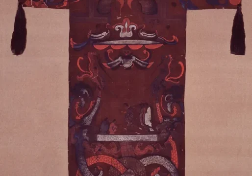 Silk funeral banner from Mawangdui tomb number one, associated with Xin Zhui.
