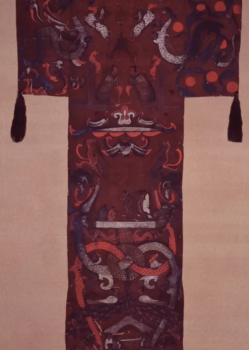 Silk funeral banner from Mawangdui tomb number one, associated with Xin Zhui.