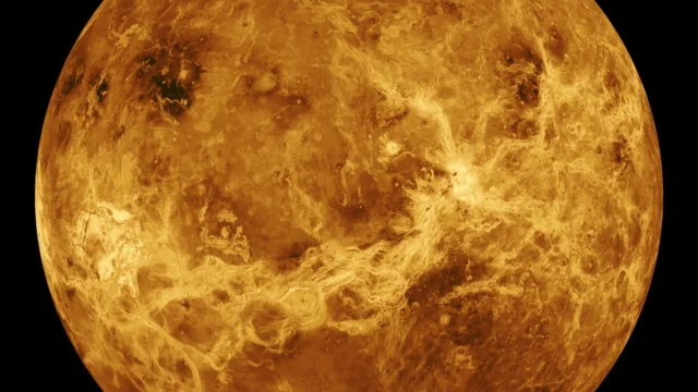 Magellan-based radar view of Venus. Context planetary image, not a photograph of Neith or a natural moon.